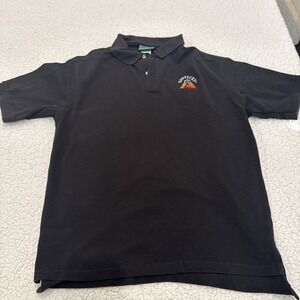 Outer Banks Polo Shirt Mens L black  Golf Tennis Kentucky ale beer
